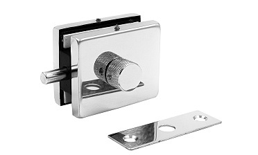 Защелка с ответной частью на стену и пол, полированная, вырез 17 t138 PSS купить в Санкт-Петербурге