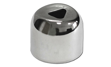 Наконечник штампованный (СПС) прямой 90° на трубу Ø25 мм, для поручня Ø38.1 мм, полированный, нержавеющий, AISI 201, k071-3 купить в Санкт-Петербурге Наконечник штампованный (СПС) прямой 90° на трубу Ø25 мм, для поручня Ø38.1 мм, полированный, нержавеющий, AISI 201, k071-3 купить в Санкт-Петербурге