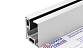 Профиль алюминиевый зажимной для стекла 8-12 мм, АНОД с отверстием, длина 3 м т40-7 AL