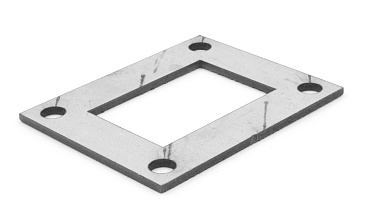 Фланец прямоугольный нержавеющий 100х80 (под трубу 40x60) Ф-0533 купить в Санкт-Петербурге Фланец прямоугольный нержавеющий 100х80 (под трубу 40x60) Ф-0533 купить в Санкт-Петербурге