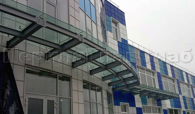 НПО “Наука” фасадный козырек в Санкт-Петербурге. Готовые проекты ПерилаГлавСнаб