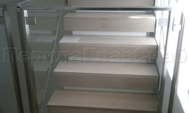 Зажимные одностворчатые калитки из нержавеющей стали со стеклом купить в Санкт-Петербурге