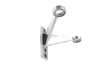 Крепление рутеля к стене, двойное, фланец с тремя отверстиями, AISI 304 k612-2 купить в Санкт-Петербурге Крепление рутеля к стене, двойное, фланец с тремя отверстиями, AISI 304 k612-2 купить в Санкт-Петербурге