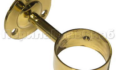 Держатель поручня Ø50.8 мм, выносной, с обхватом, золото k066-88 купить в Санкт-Петербурге