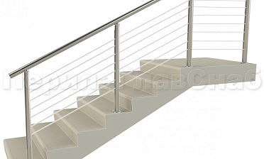 Заполнение из 7ми тросиков (тросик в оболочке) для крыльца купить в Санкт-Петербурге