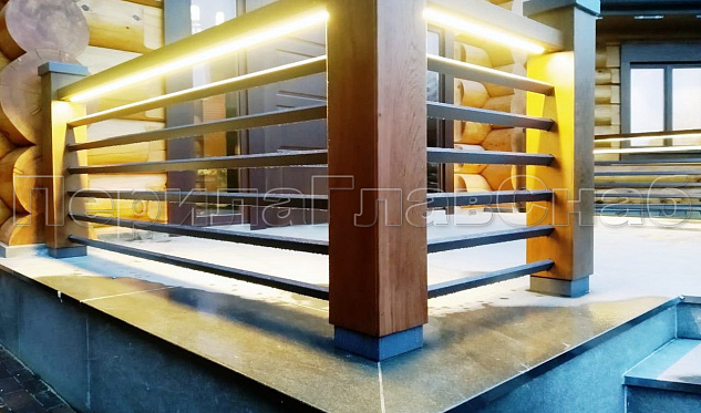 Балконы в частный дом  «Madison Park» в Санкт-Петербурге. Готовые проекты ПерилаГлавСнаб