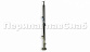 Стойка круглая  Ø38.1: 2 пластинчатых стеклодержателя, полированная, высота 950 мм (AISI 304) k729