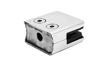 Стеклодержатель штампованный, под стекло 10 мм (5+5 мм), квадратный под стойку Ø38.1 мм (40х24х48 ) полированный AISI 304 k351-10 купить в Санкт-Петербурге Стеклодержатель штампованный, под стекло 10 мм (5+5 мм), квадратный под стойку Ø38.1 мм (40х24х48 ) полированный AISI 304 k351-10 купить в Санкт-Петербурге