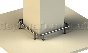 Защитный отбойник для автомобилей из черного металла купить в Санкт-Петербурге