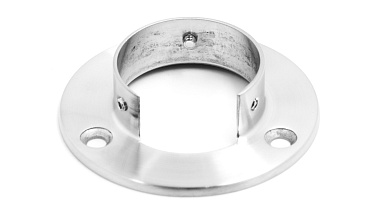 Фланец настенный, для Ø48.3мм, под 3 самореза 4.8мм, литой, шлифованный, AISI304 Фk238-2 купить в Санкт-Петербурге Фланец настенный, для Ø48.3мм, под 3 самореза 4.8мм, литой, шлифованный, AISI304 Фk238-2 купить в Санкт-Петербурге