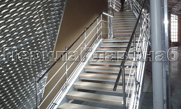 Нержавеющие перила и ограждения с подсветкой купить в Санкт-Петербурге