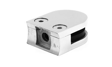 Стеклодержатель литой с вставками под стекло 8-10 мм, закругленный под Ø50.8 мм, 40х22х50, полированный, (AISI 304) k001-8 купить в Санкт-Петербурге Стеклодержатель литой с вставками под стекло 8-10 мм, закругленный под Ø50.8 мм, 40х22х50, полированный, (AISI 304) k001-8 купить в Санкт-Петербурге