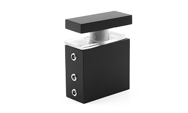 Соединитель труба-стекло для прямоугольного трека, нержавеющая сталь AISI 304, черная t462 BL купить в Санкт-Петербурге Соединитель труба-стекло для прямоугольного трека, нержавеющая сталь AISI 304, черная t462 BL купить в Санкт-Петербурге