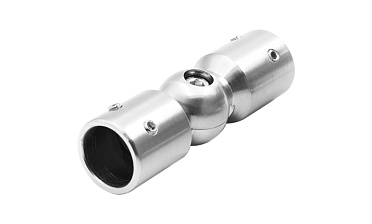 Соединитель труба-труба произвольный угол, нерж. шлифованный t915 SSS купить в Санкт-Петербурге