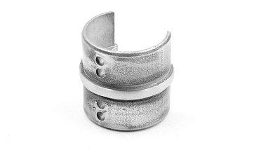 Соединитель для поручня с пазом Ø48.3 х 5 мм, шлифованный, AISI 304 Фk236-2 купить в Санкт-Петербурге