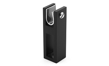 Соединитель труба-стекло для трека 30х10 мм, нержавеющая сталь AISI 304, черная t461 BL купить в Санкт-Петербурге Соединитель труба-стекло для трека 30х10 мм, нержавеющая сталь AISI 304, черная t461 BL купить в Санкт-Петербурге