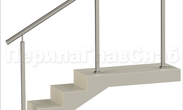 Нержавеющие ограждения без ригелей с квадратными стойками купить в Санкт-Петербурге