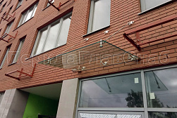 Стеклянные козырьки на вантах в Санкт-Петербурге. Готовые проекты ПерилаГлавСнаб - фото 4 Стеклянные козырьки на вантах в Санкт-Петербурге. Готовые проекты ПерилаГлавСнаб - фото 4