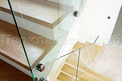 Цельностеклянные ограждения на несущем стекле в Санкт-Петербурге. Готовые проекты ПерилаГлавСнаб - фото 28