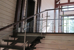 Перила и ограждения из нержавейки и дерева в Санкт-Петербурге. Готовые проекты ПерилаГлавСнаб - фото 10