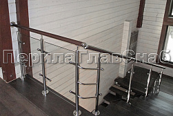 Перила и ограждения из нержавейки и дерева в Санкт-Петербурге. Готовые проекты ПерилаГлавСнаб - фото 21