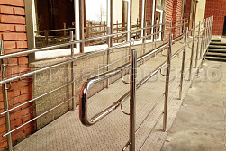 Поручни для инвалидов из нержавеющей стали в Санкт-Петербурге. Готовые проекты ПерилаГлавСнаб - фото 6