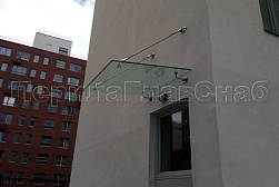 Стеклянные козырьки на вантах в Санкт-Петербурге. Готовые проекты ПерилаГлавСнаб - фото 3 Стеклянные козырьки на вантах в Санкт-Петербурге. Готовые проекты ПерилаГлавСнаб - фото 3