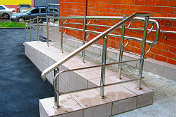 Поручни для инвалидов из нержавеющей стали в Санкт-Петербурге. Готовые проекты ПерилаГлавСнаб - фото 16