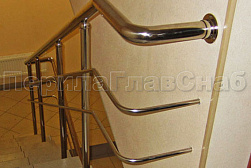 Перила и ограждения из нержавеющей стали с двумя ригелями в Санкт-Петербурге. Готовые проекты ПерилаГлавСнаб - фото 12 Перила и ограждения из нержавеющей стали с двумя ригелями в Санкт-Петербурге. Готовые проекты ПерилаГлавСнаб - фото 12