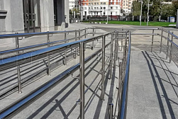 Поручни для инвалидов из нержавеющей стали в Санкт-Петербурге. Готовые проекты ПерилаГлавСнаб - фото 2