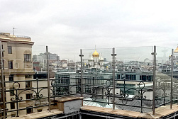 Ограждения из нержавейки со стеклом в Санкт-Петербурге. Готовые проекты ПерилаГлавСнаб - фото 15