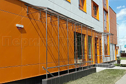 Козырьки и навесы на металлокаркасе в Санкт-Петербурге. Готовые проекты ПерилаГлавСнаб - фото 15