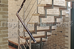 Перила и ограждения из нержавейки и дерева в Санкт-Петербурге. Готовые проекты ПерилаГлавСнаб - фото 2