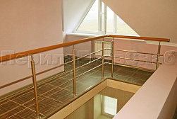 Ограждения из нержавеющей стали с тремя ригелями в Санкт-Петербурге. Готовые проекты ПерилаГлавСнаб - фото 13