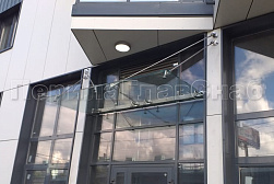 Стеклянные козырьки на вантах в Санкт-Петербурге. Готовые проекты ПерилаГлавСнаб - фото 12 Стеклянные козырьки на вантах в Санкт-Петербурге. Готовые проекты ПерилаГлавСнаб - фото 12