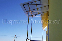 Козырьки и навесы на металлокаркасе в Санкт-Петербурге. Готовые проекты ПерилаГлавСнаб - фото 22