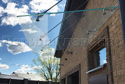 Стеклянные козырьки на вантах в Санкт-Петербурге. Готовые проекты ПерилаГлавСнаб - фото 16 Стеклянные козырьки на вантах в Санкт-Петербурге. Готовые проекты ПерилаГлавСнаб - фото 16