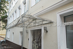 Козырьки и навесы на металлокаркасе в Санкт-Петербурге. Готовые проекты ПерилаГлавСнаб - фото 2