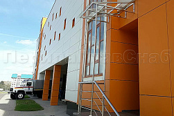 Козырьки и навесы на металлокаркасе в Санкт-Петербурге. Готовые проекты ПерилаГлавСнаб - фото 12