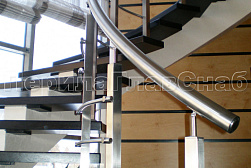 Перила и ограждения из нержавеющей стали с двумя ригелями в Санкт-Петербурге. Готовые проекты ПерилаГлавСнаб - фото 2 Перила и ограждения из нержавеющей стали с двумя ригелями в Санкт-Петербурге. Готовые проекты ПерилаГлавСнаб - фото 2