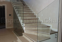 Перила на второй этаж в Санкт-Петербурге. Готовые проекты ПерилаГлавСнаб - фото 10