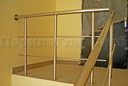Перила и ограждения из нержавеющей стали с двумя ригелями в Санкт-Петербурге. Готовые проекты ПерилаГлавСнаб - фото 8 Перила и ограждения из нержавеющей стали с двумя ригелями в Санкт-Петербурге. Готовые проекты ПерилаГлавСнаб - фото 8