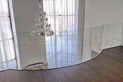 Цельностеклянные ограждения на несущем стекле в Санкт-Петербурге. Готовые проекты ПерилаГлавСнаб - фото 9