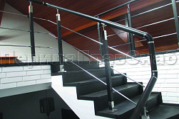 Перила и ограждения из нержавейки и дерева в Санкт-Петербурге. Готовые проекты ПерилаГлавСнаб - фото 25