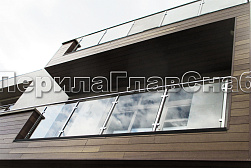 Ограждения из нержавейки со стеклом в Санкт-Петербурге. Готовые проекты ПерилаГлавСнаб - фото 16